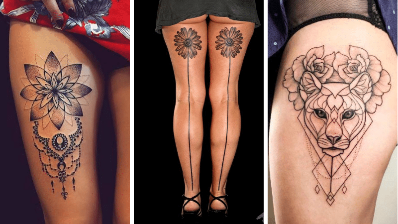 10 idées de tatouages sur la cuisse pour femme