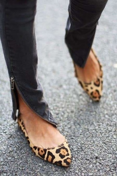 chaussures léopard