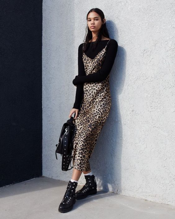 robe léopard