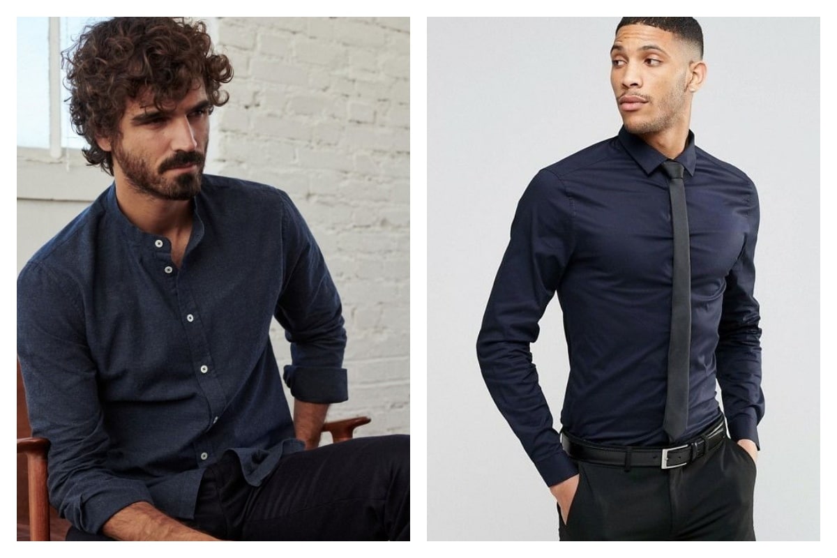 Comment porter la chemise bleu marine pour homme avec style