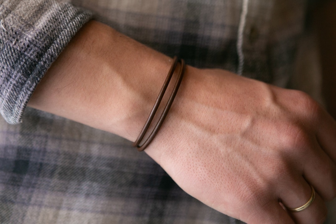 men's leather cord bracelet