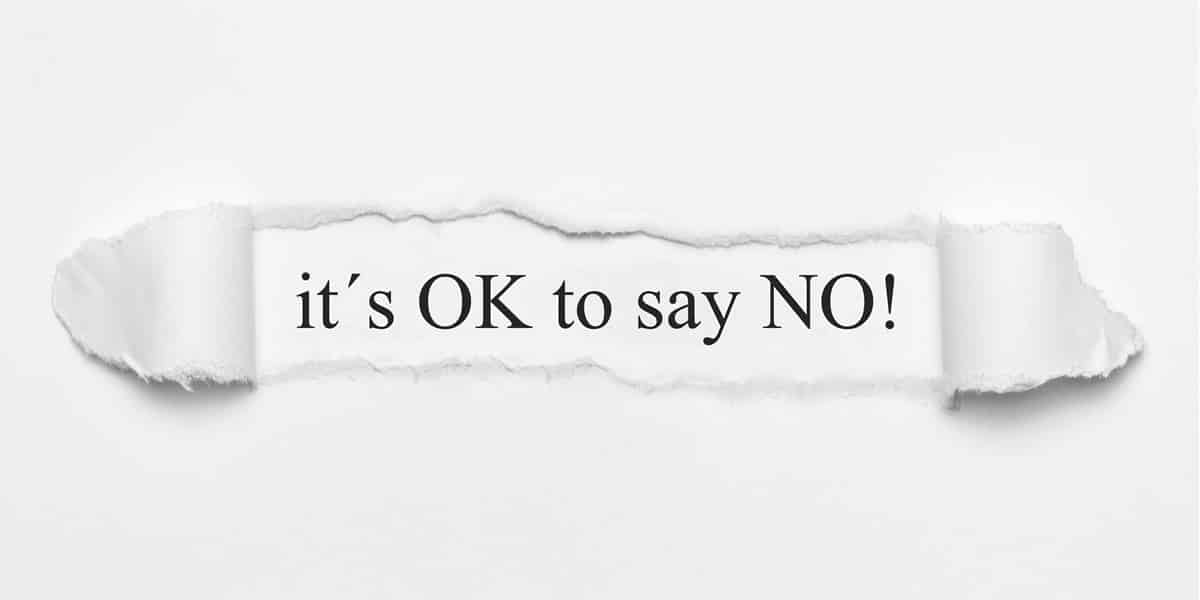 apprendre à dire non